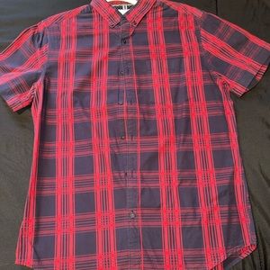 A flannel button up